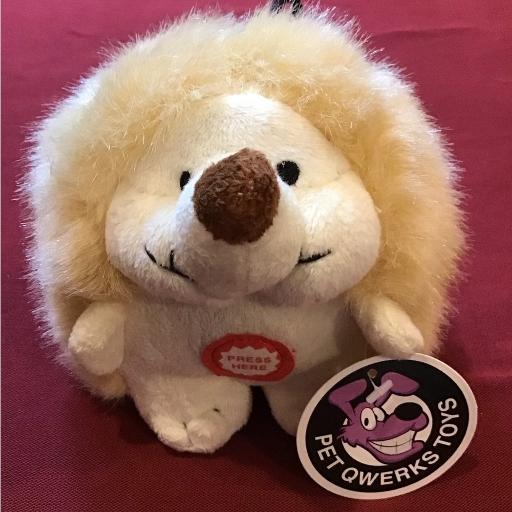 Plush Hedgehog Toy for Small Pets